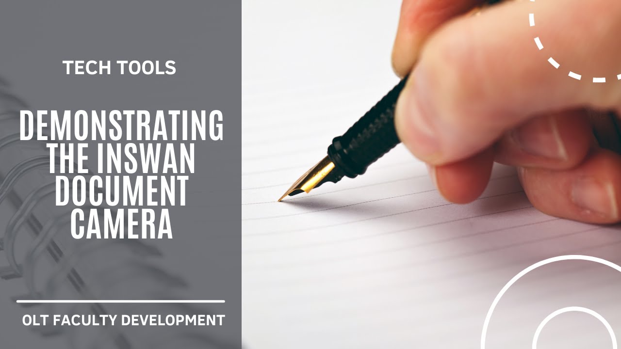Demonstrating the INSWAN Document Camera