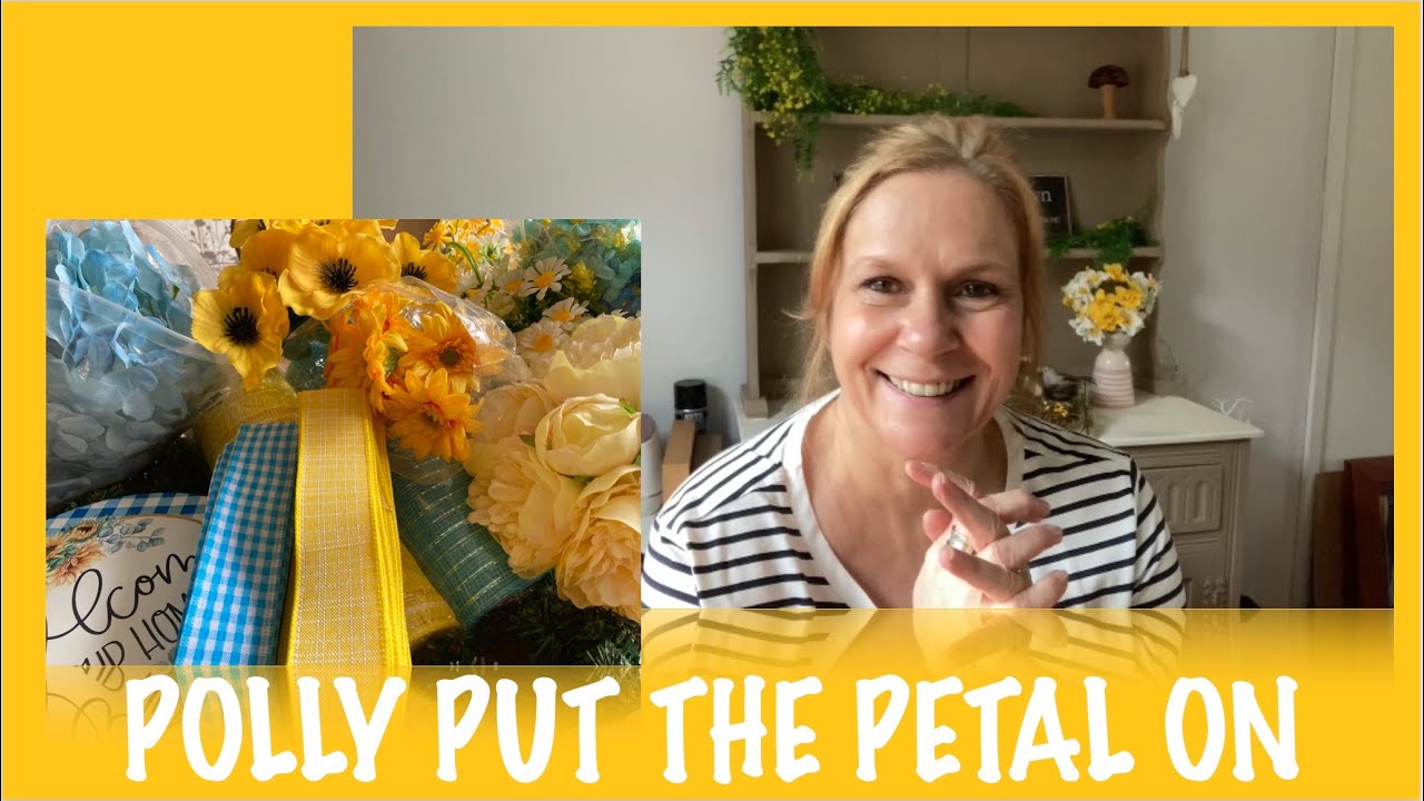 CHATTY CATCH UP AND WHATS NEXT? POLLY PUT THE PETAL ON.