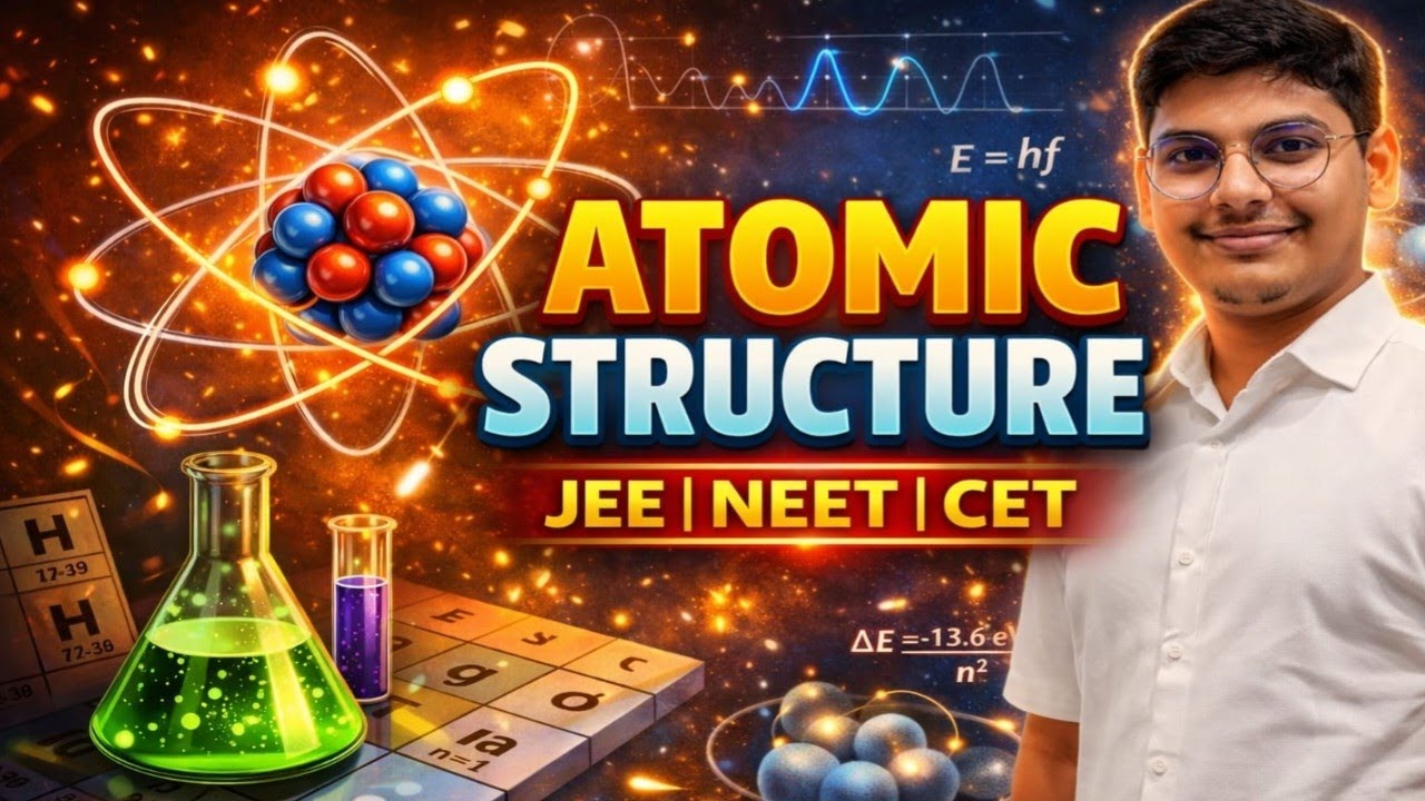 Atomic structure class11th.. Bohr,s model of an atom and debroglie hypothesis #jeebatch #neet#cet 