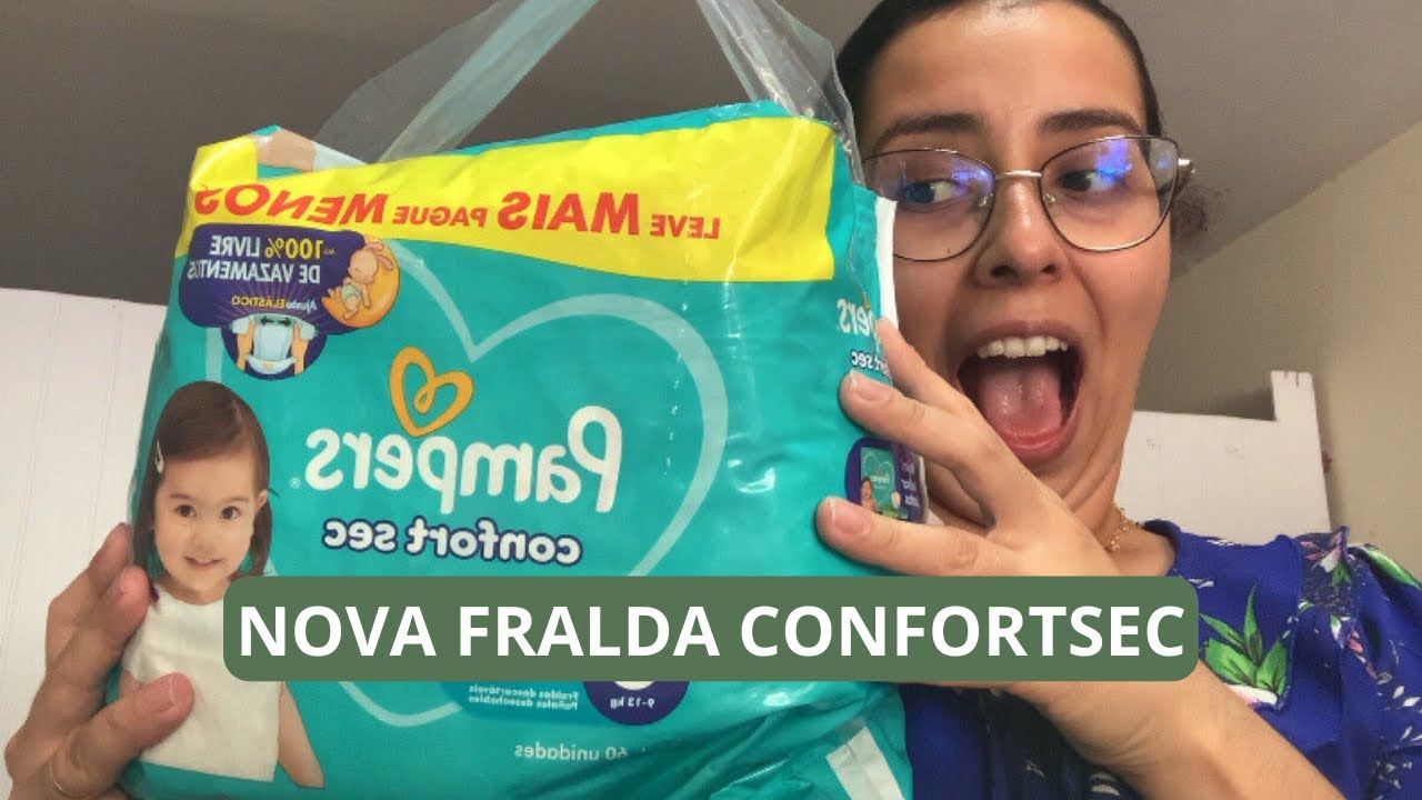 ✨👶🏻 NOVA PAMPERS CONFORTSEC - primeiras impress&otilde;es 