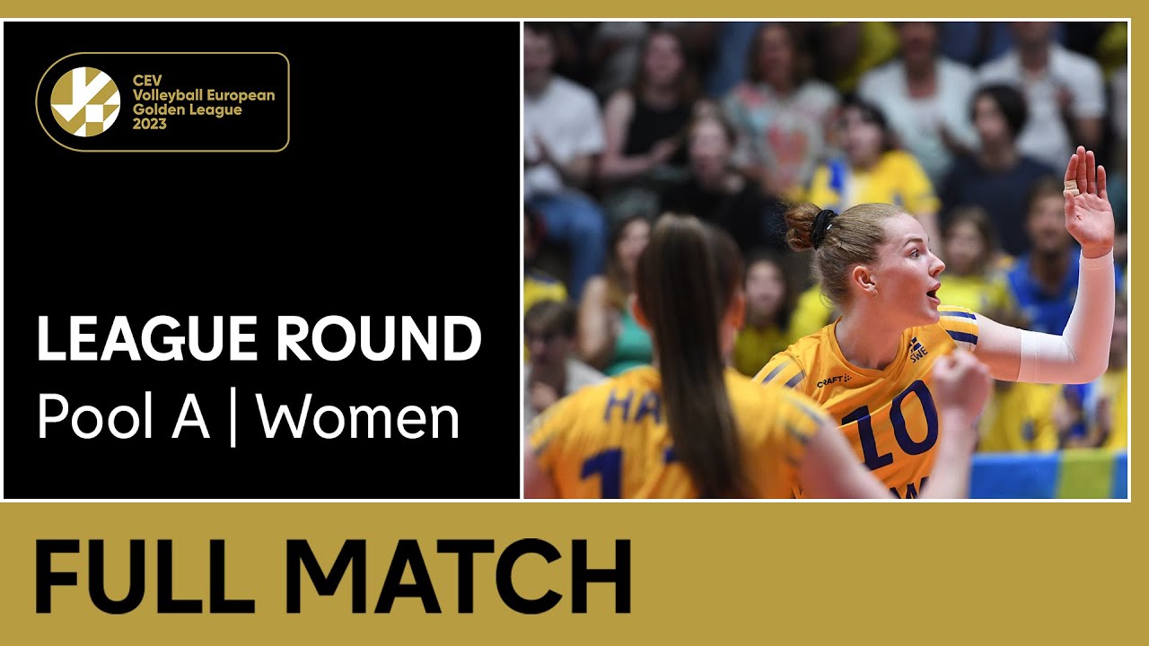 Full Match | Sweden vs. Belgium - CEV Volleyball European Golden League 2023