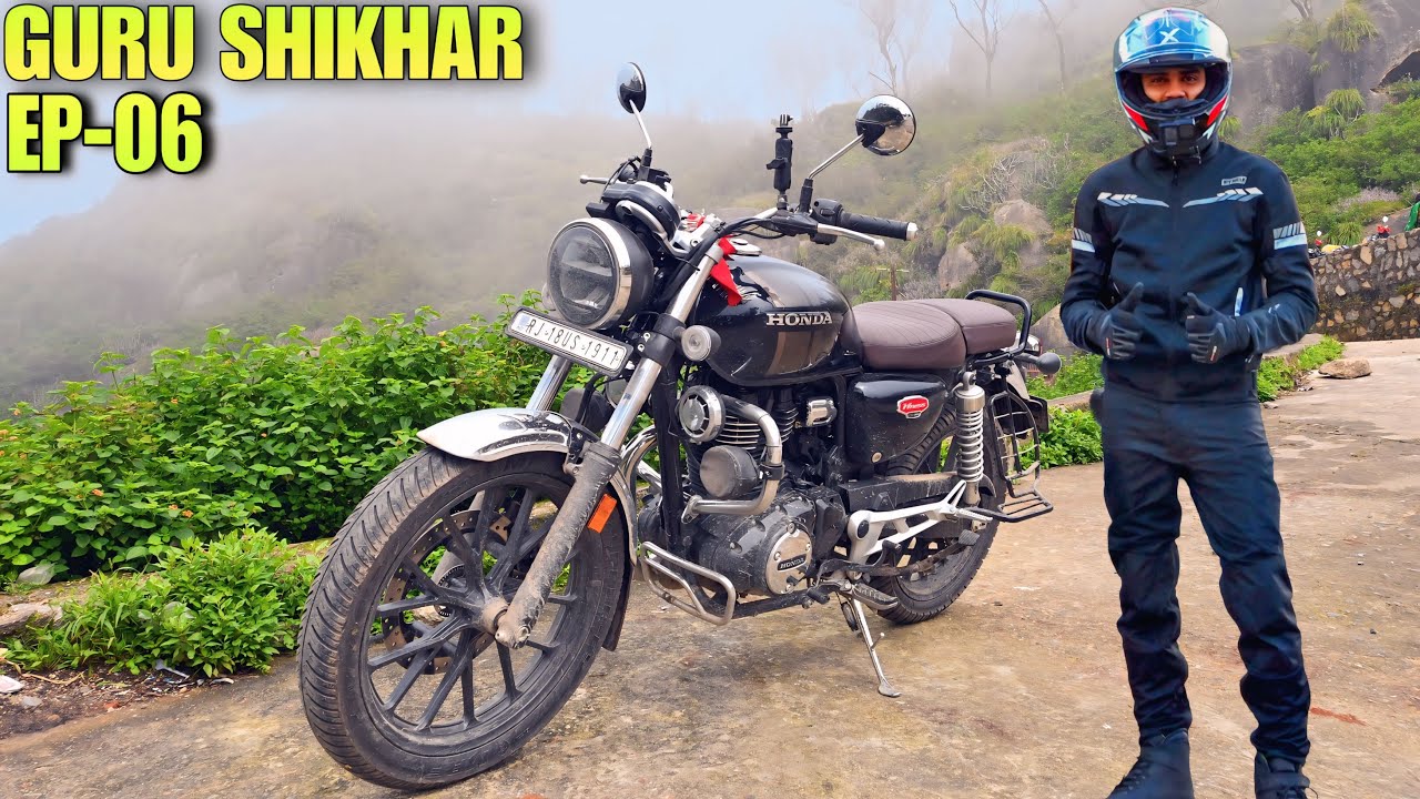 Honda Cb 350 On Guru Shikhar Mount Abu | Jhunjhunu To Mount Abu Ep-06 | Honda Cb350 2024