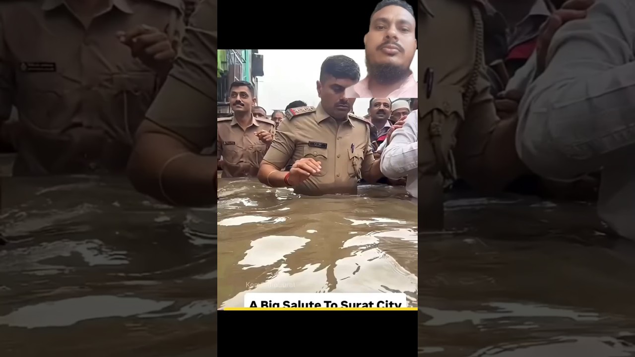 floods in surat 🌧️☔🌧️ rain