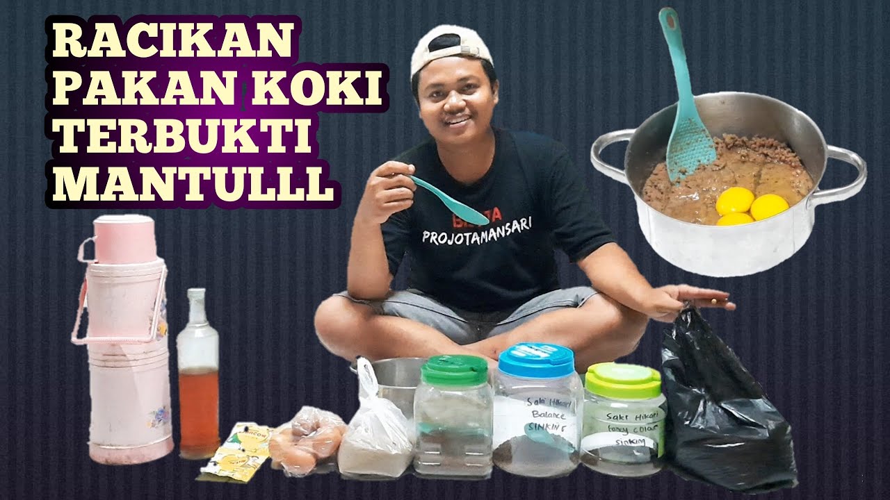 PAKAN KOKI PELET RACIKAN - IKAN JADI GEMBUL