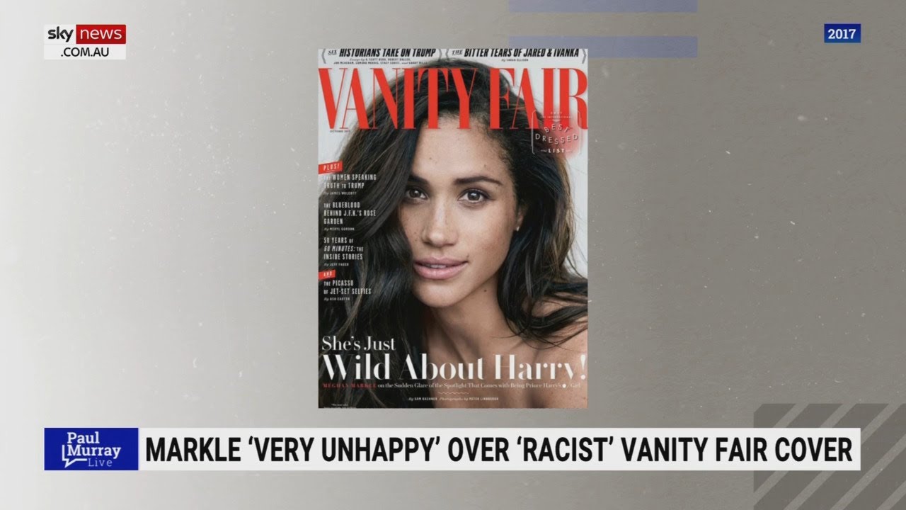 Meghan Markle 'interpreted&rsquo; Vanity Fair cover as &lsquo;being racist'