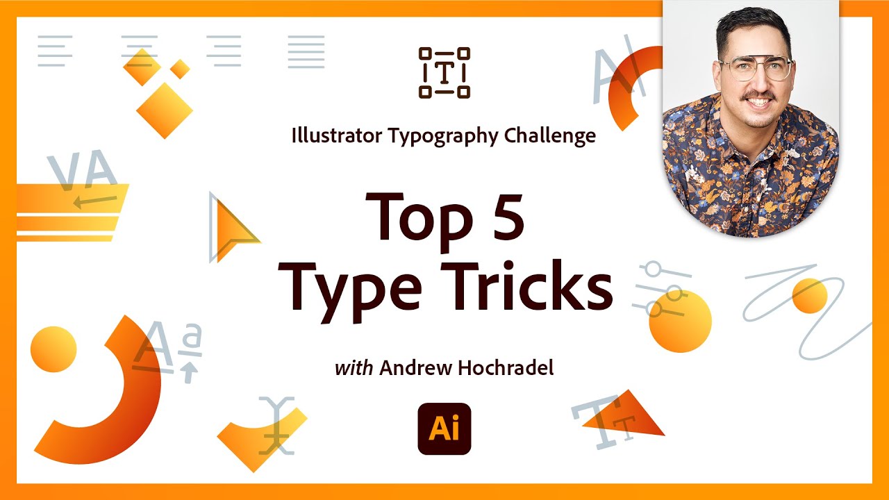 Top 5 Typography Tricks | Illustrator Typography Challenge