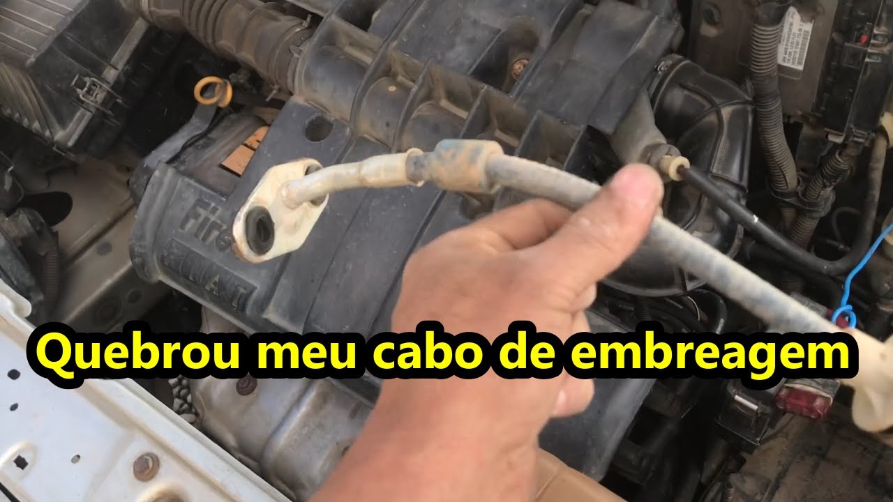 CABO DE EMBREAGEM QUEBROU COMO TROCAR FÁCIL