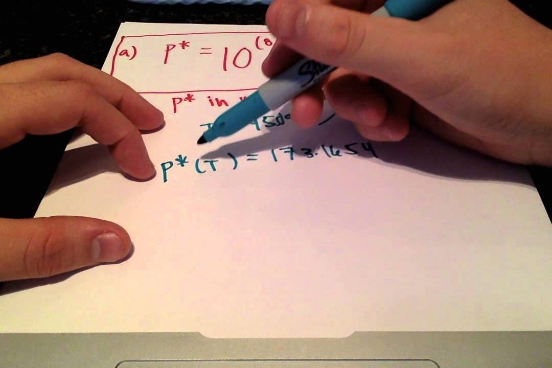 Antoine Equation Example