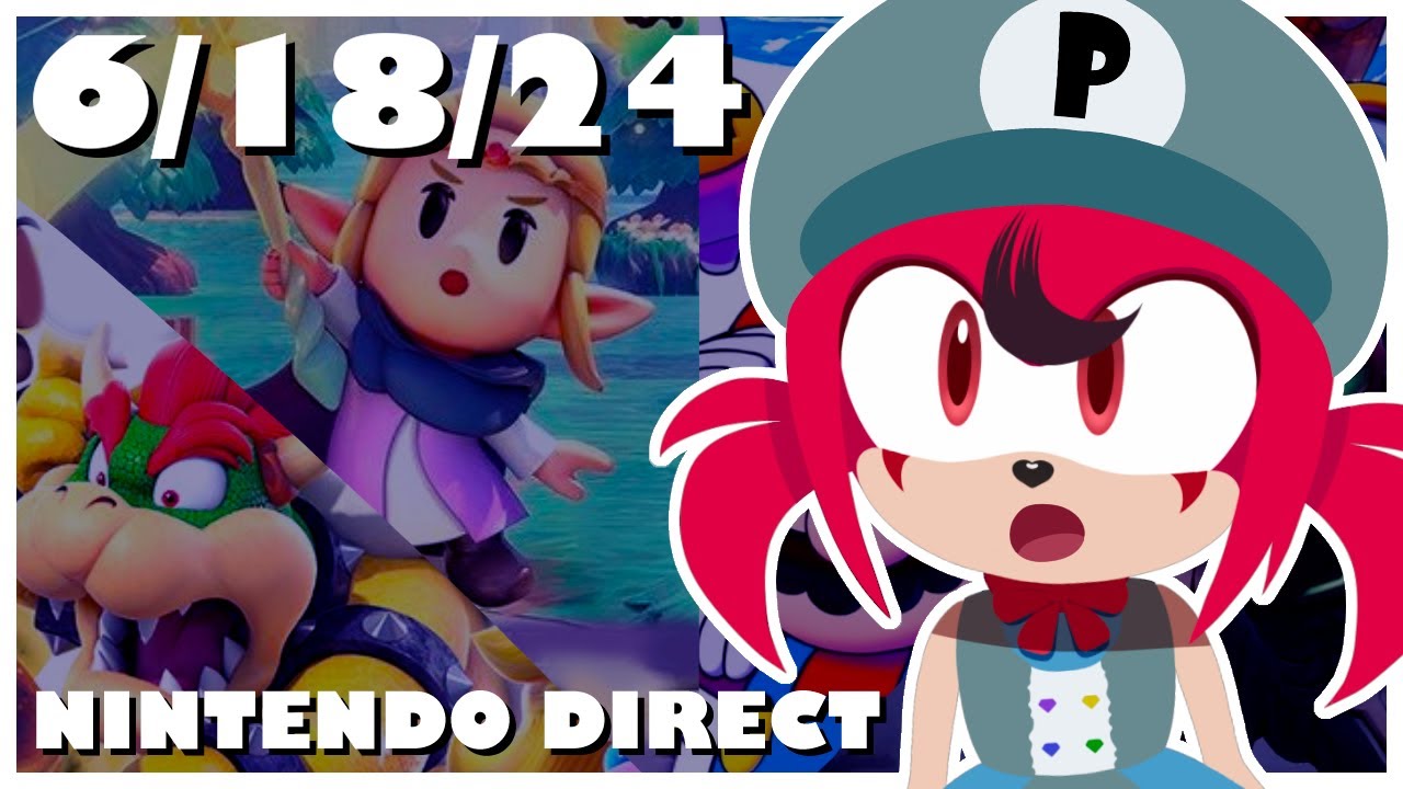 Sonic VTuber Reacts to Nintendo Direct June 2024!
