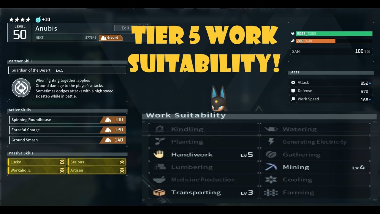 How to get more milk better pal balls and tier 5 Work Suitability in Palworld!