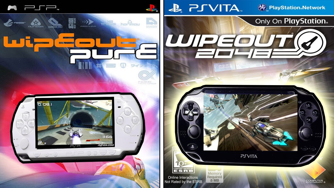 Revive Wipeout: Comparativa entre la PSP y la PS Vita