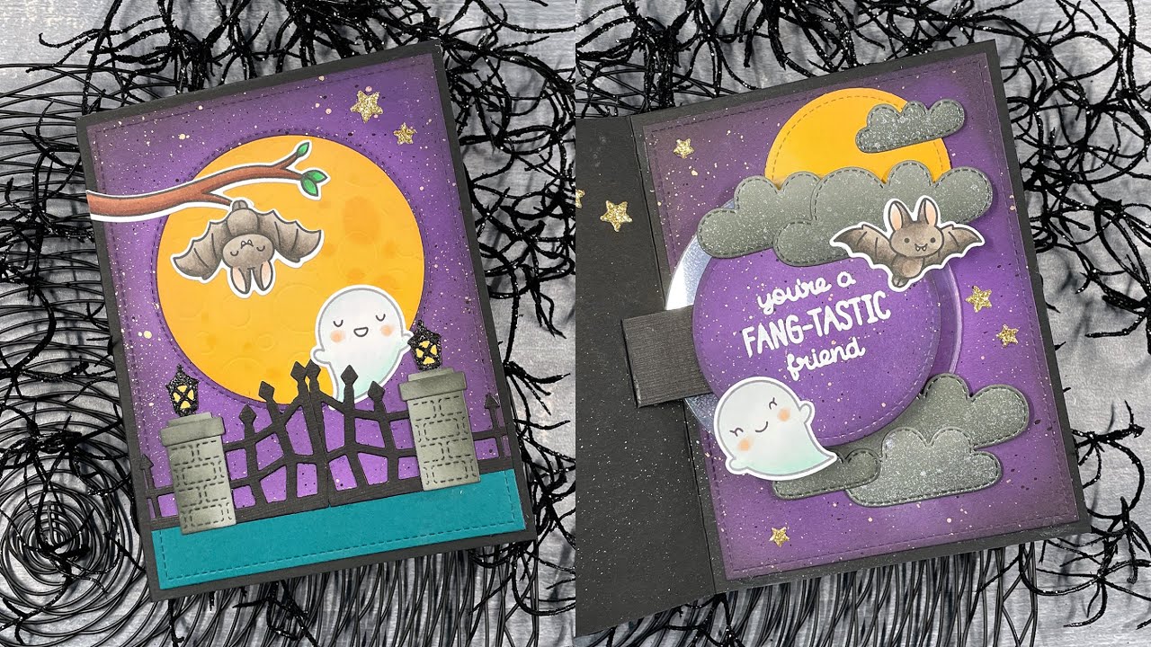 Spooky Swivel Surprise card with Chari
