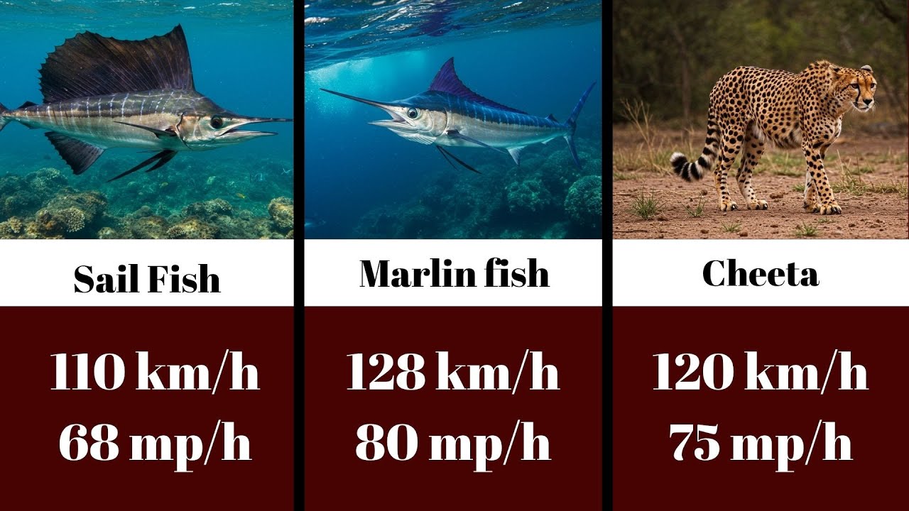 Animal Speed Comparison – Who Runs, Flies, or Swims the Fastest?