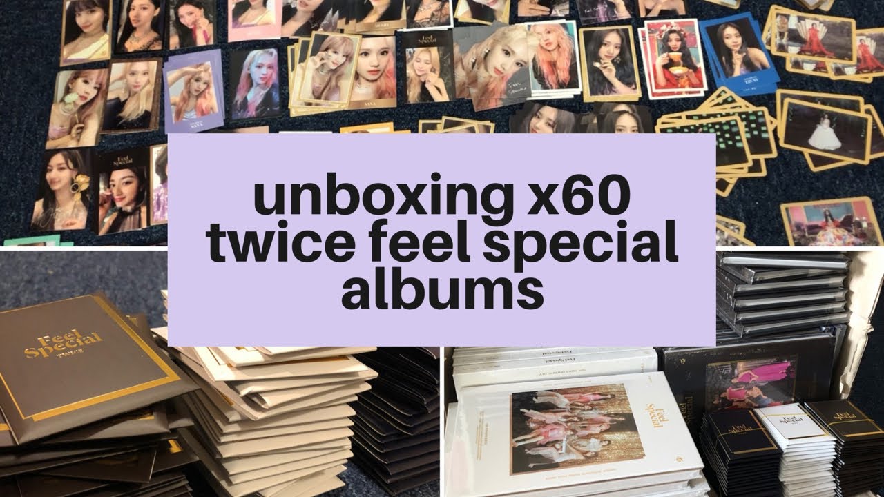 unboxing x60 twice feel special albums