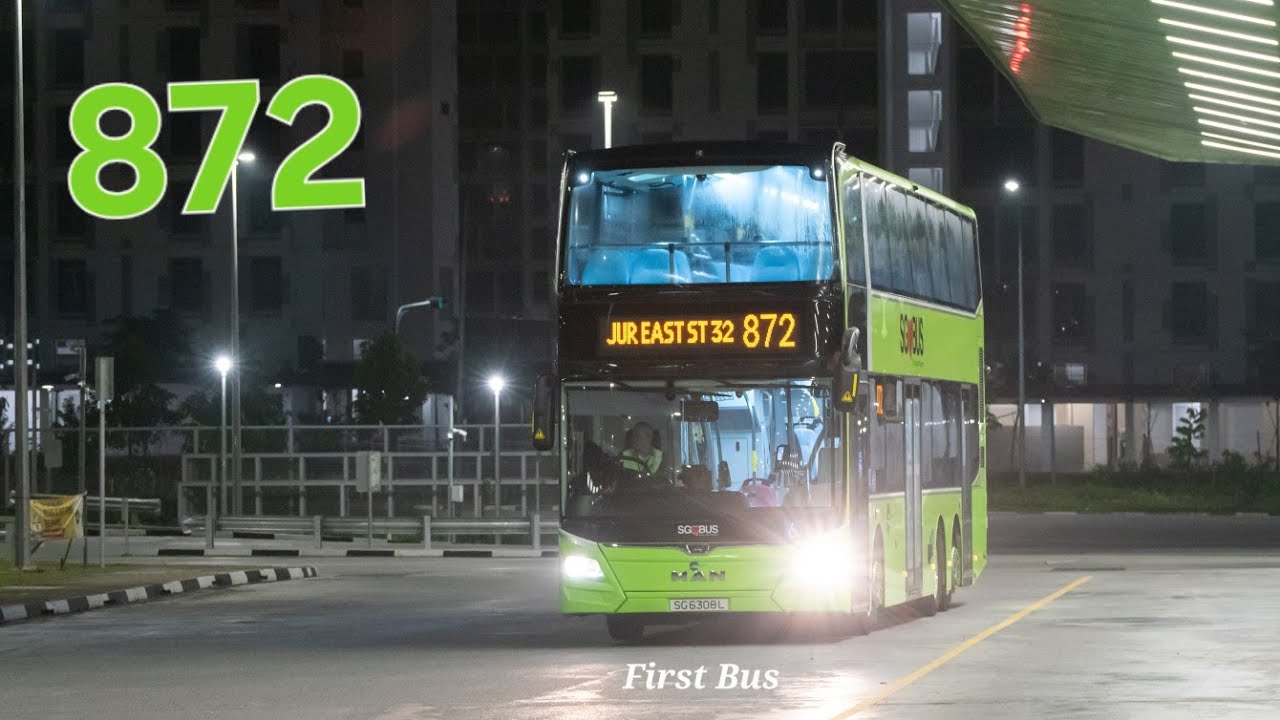 SG6308L - First Bus Tower Transit Bus Service 872 Depart Tengah Int