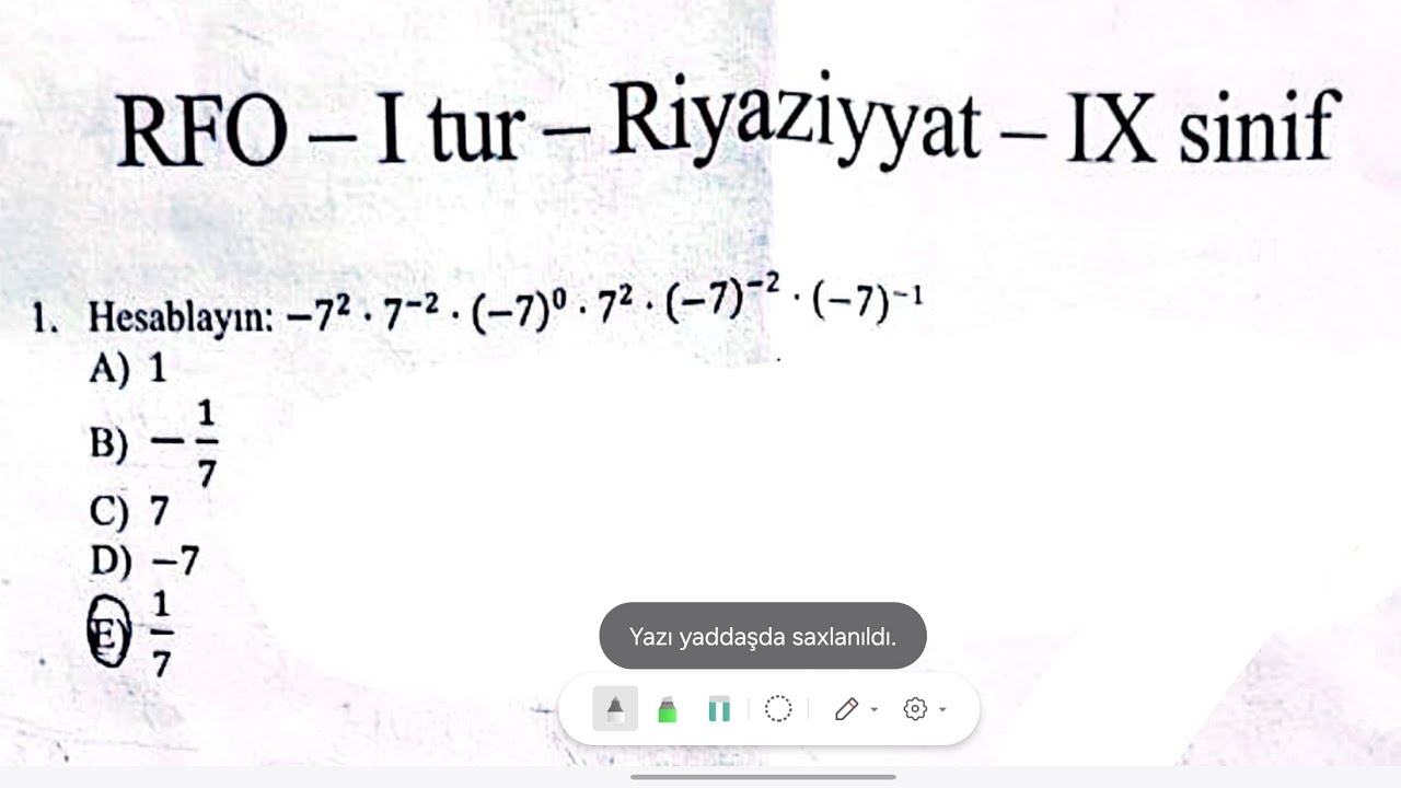RFO 2024 Sinif IX