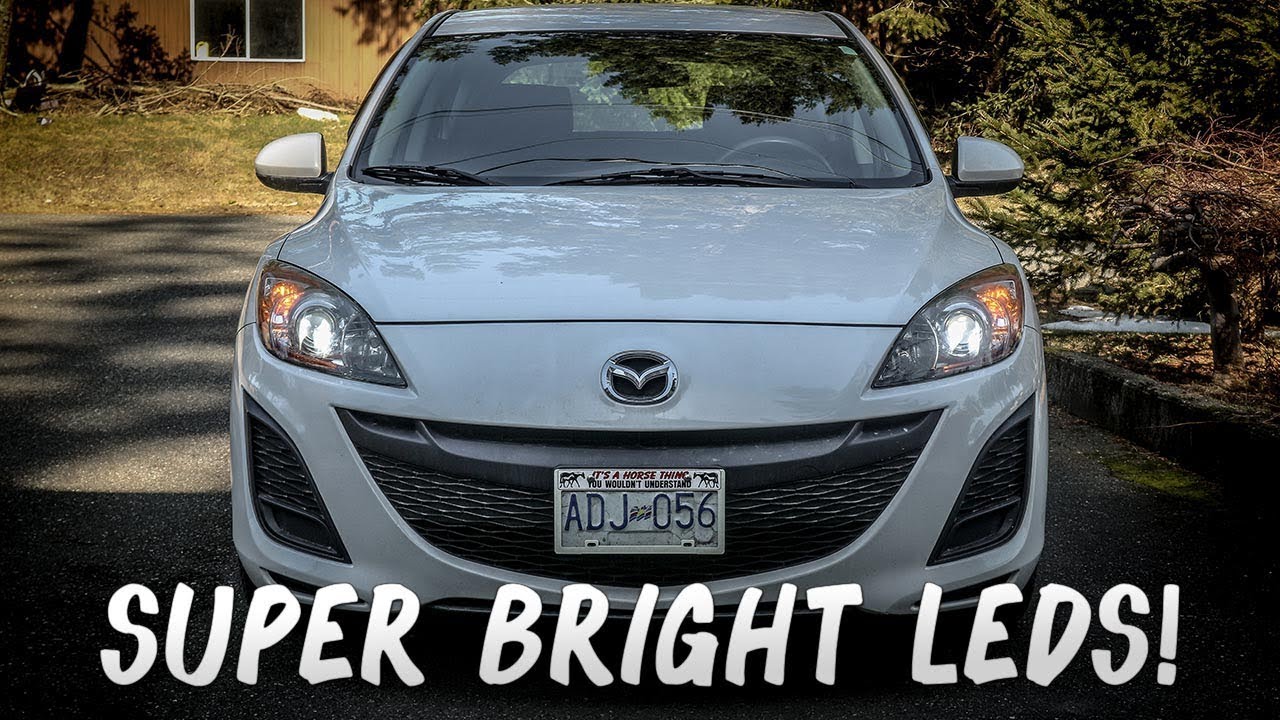 Mazda 3 LED Headlight EASY Install!
