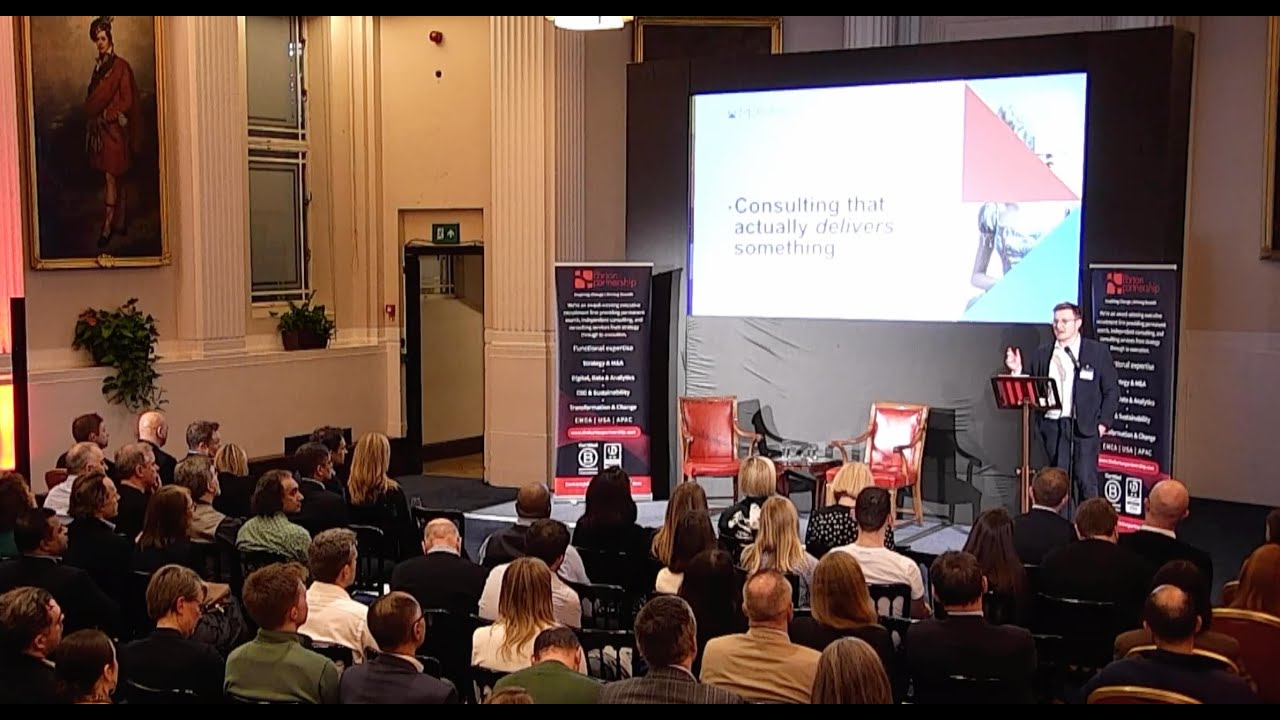 Consulting that actually delivers something - Speaking at the Barton Partnership Conference
