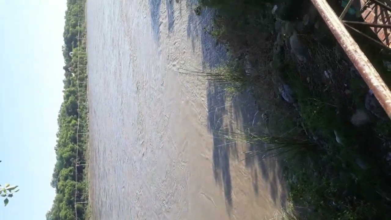 Chenab river with akhnoor bridge