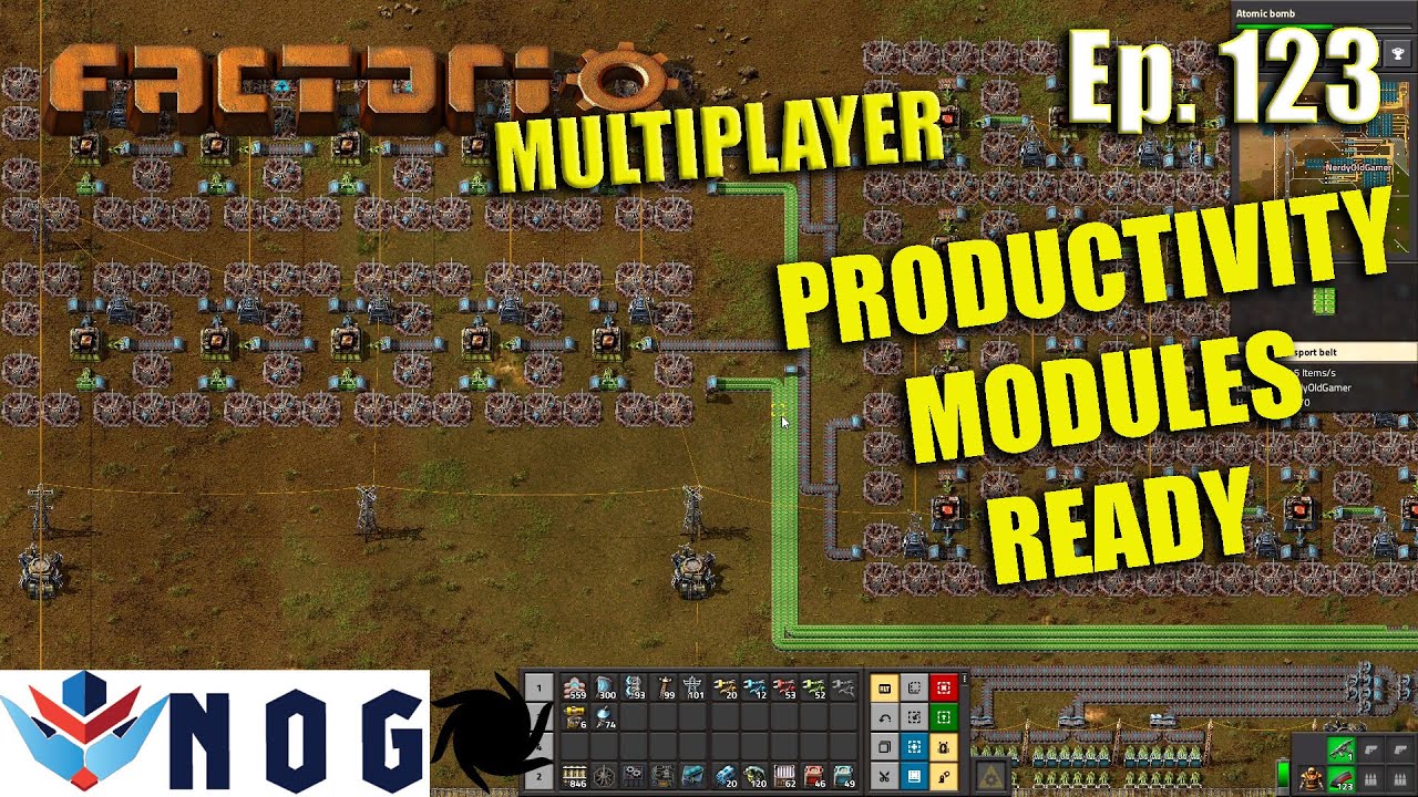 Factorio Multiplayer with STHedgehog Ep123 | Productivity Modules