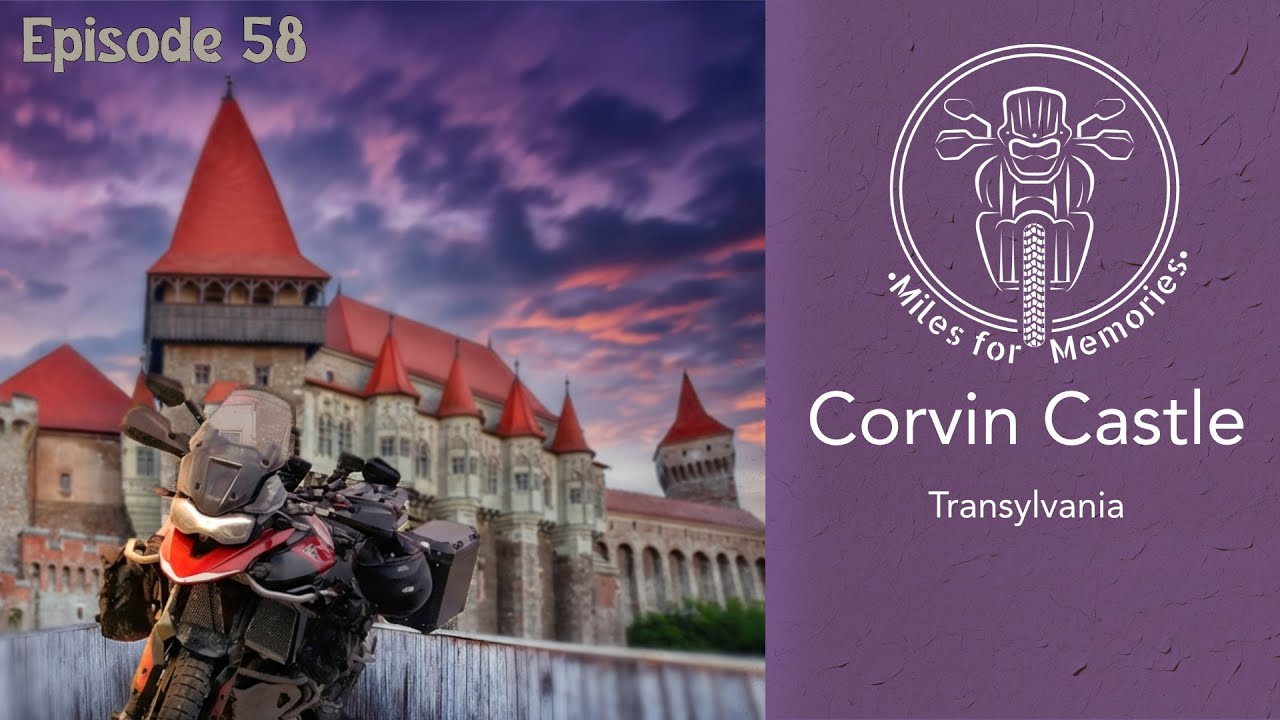 Romania - Corvin Castle - Haunted fairytale - Dracula Castle - Hunedoara - Europe Motorcycle