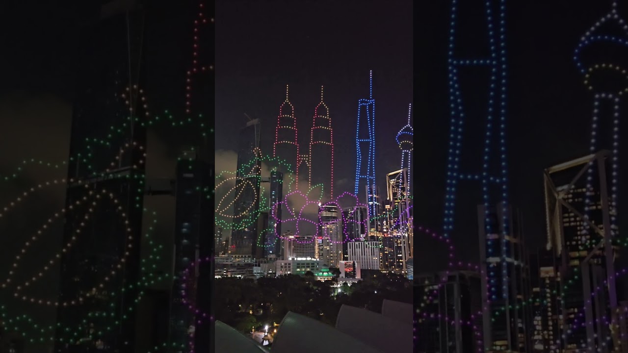 Drone Light Show  - Beautiful Malaysia