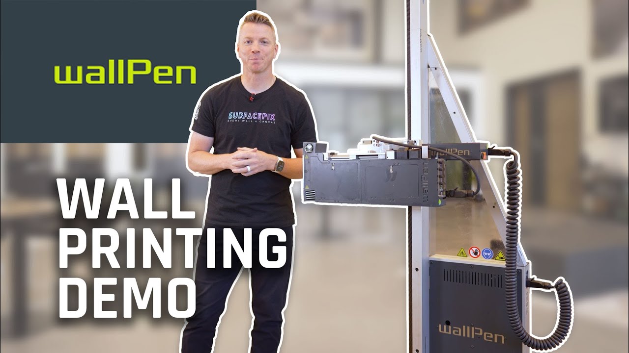Vertical Wall Printing Is Here! WallPen Online Demo from SurfacePix