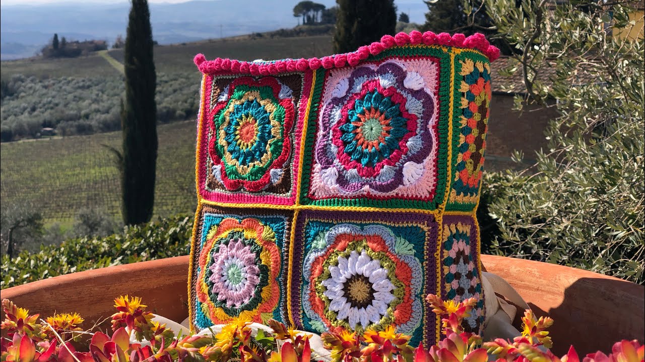 Borsa mandala granny 2° parte