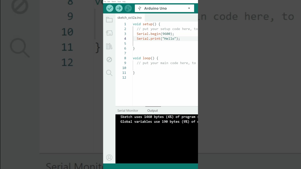 Arduino Serial Communication Explained in 1 Minute | Serial Monitor Basics #electronics