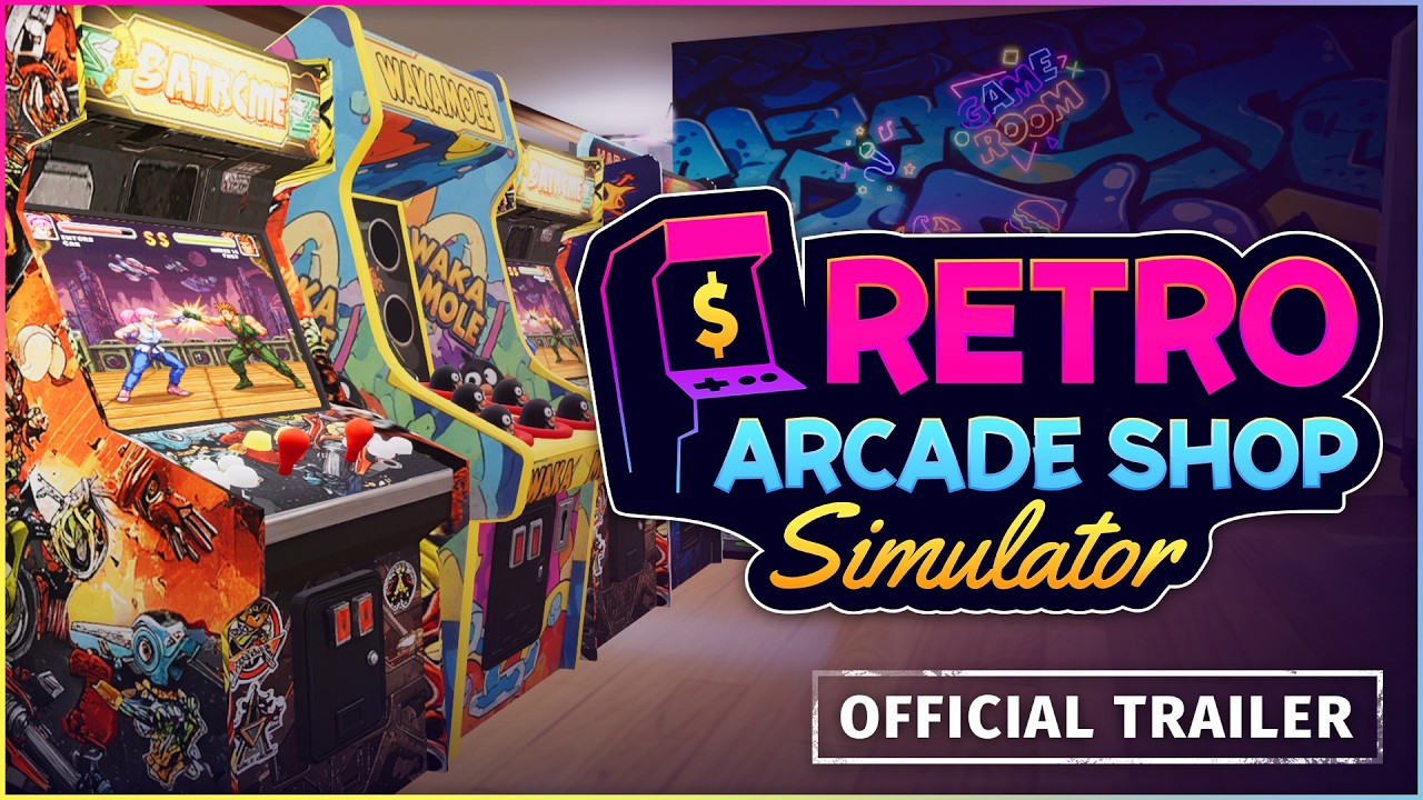 Retro Arcade Shop Simulator - Official Trailer