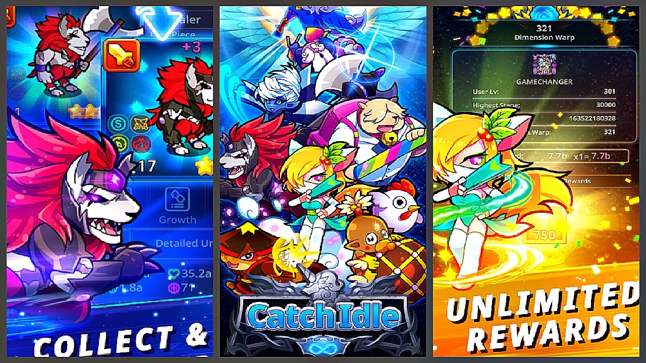 Catch Idle - Epic Clicker RPG (Gameplay Android)