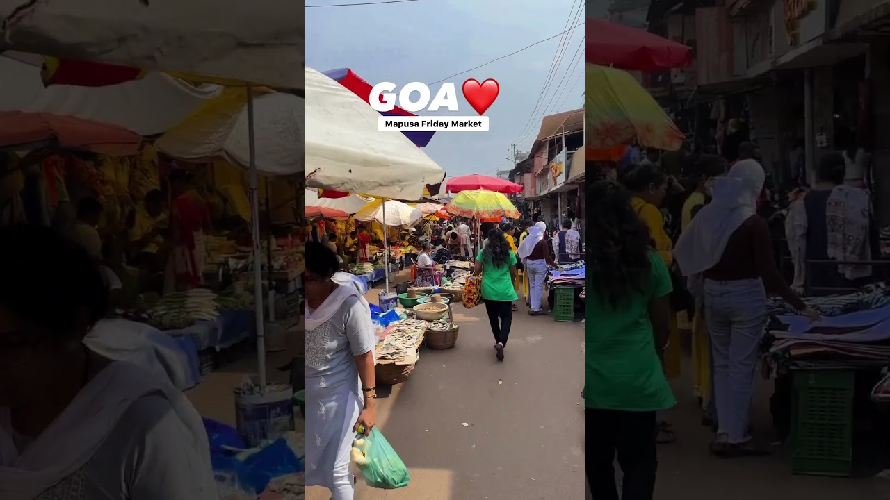Goa mapusa Friday market #goa