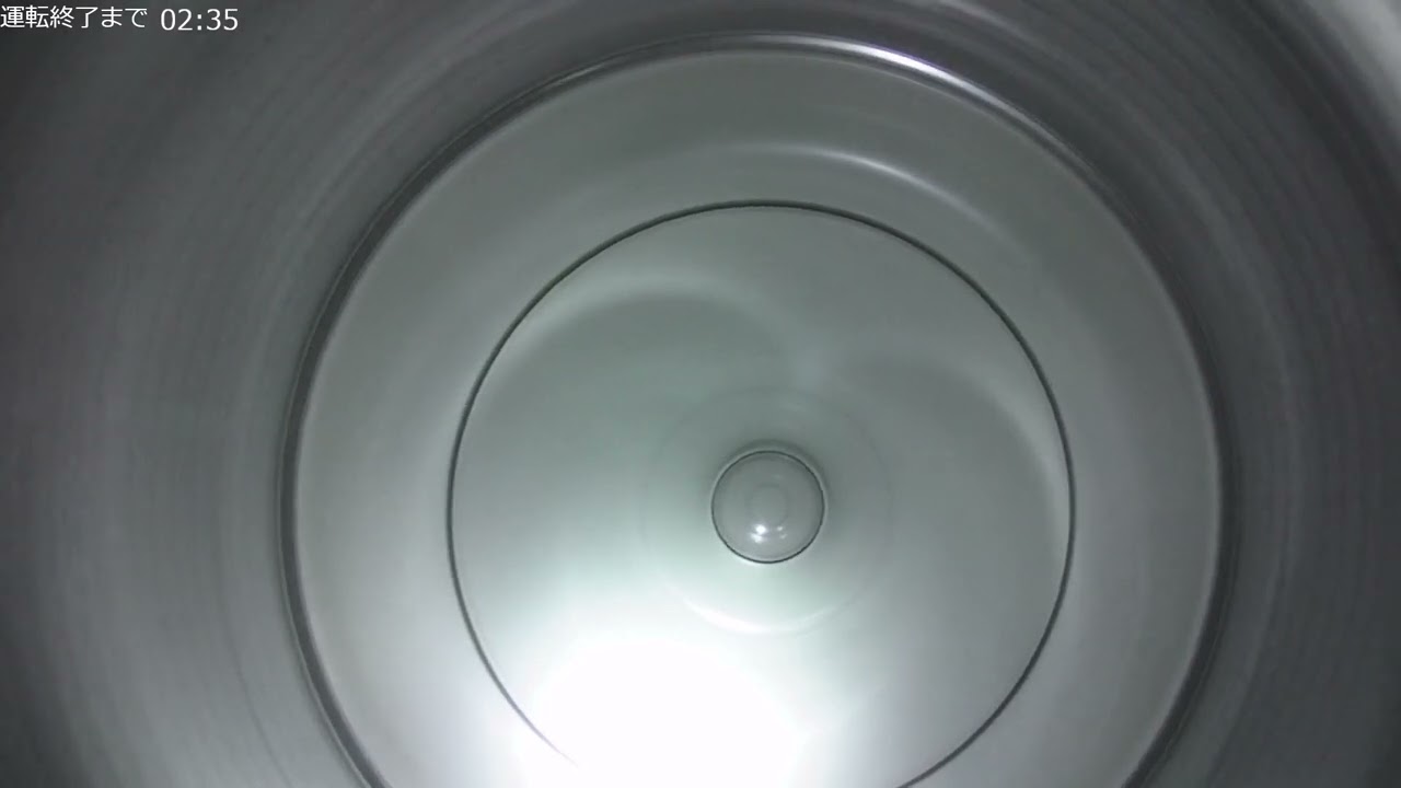 HITACHI全自動電気洗濯機 脱水時動作音