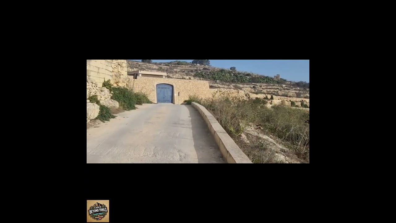 Hiking to Wied il-Mielah from Gharb | Hidden Gem in Gozo, #malta #hikingtrail #shorts #reels