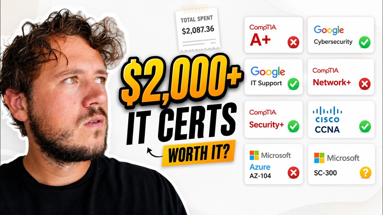 Я потратил более $2000 на IT-сертификаты &mdash; что из этого действительно окупилось
