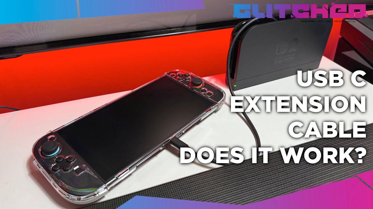 Nintendo Switch 2 Dock USB C Extension Cable - 4K, 1440p, 120Hz, HDR Tested