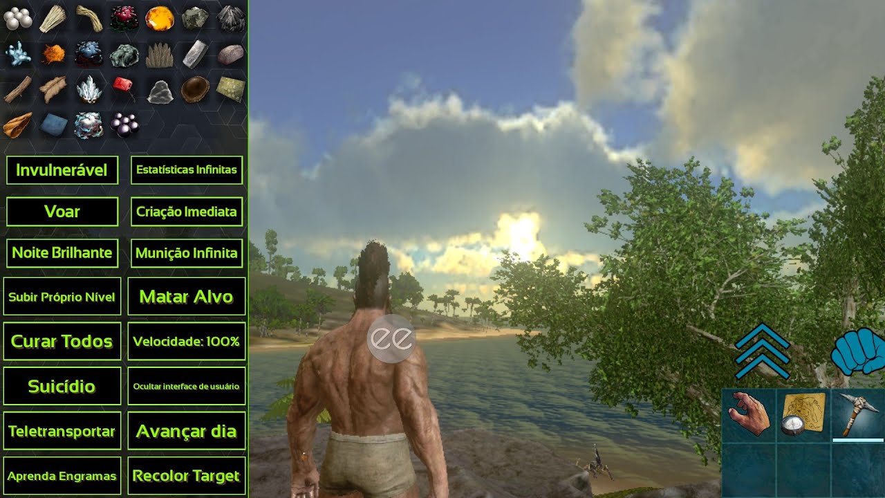 Como conseguir o god console é o mod ee no ARK Mobile, como instalar versão 2.0.25