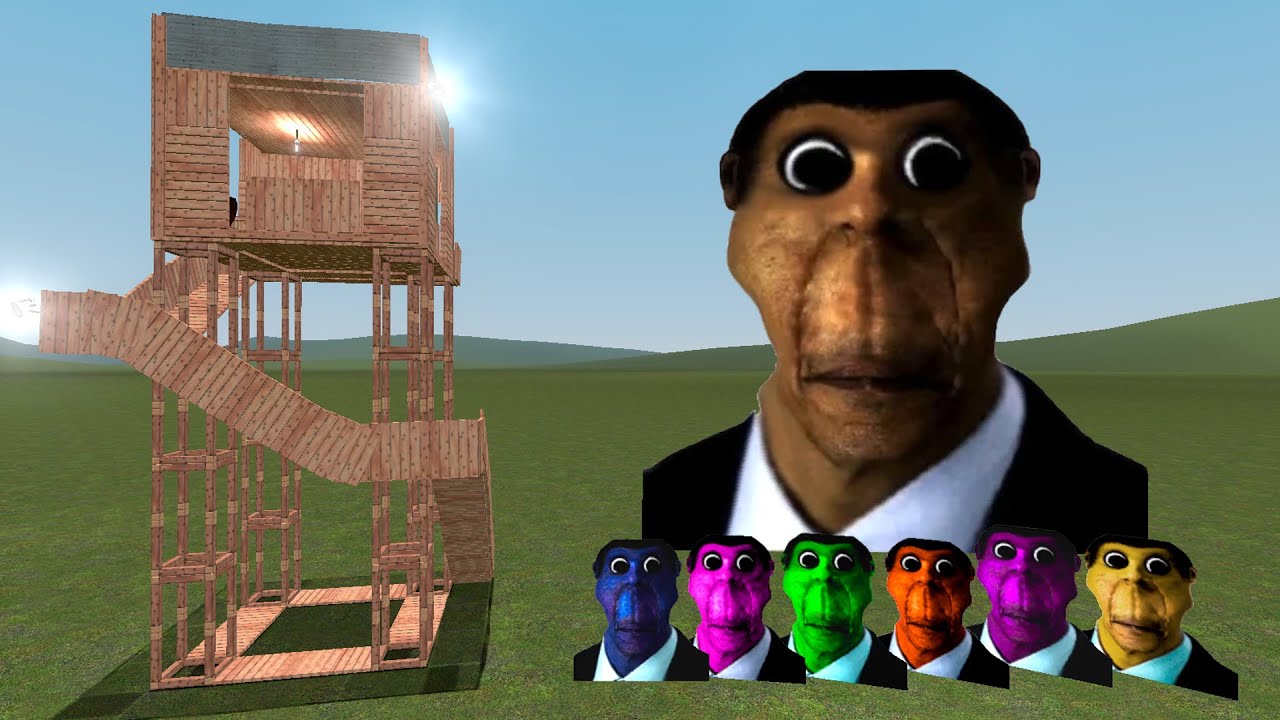 Obunga Family Vs Towers In Garry's Mod