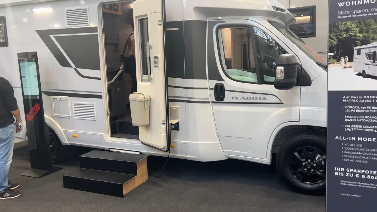 Adria Coral All in 650 DL (2026) &ndash; Elegant Semi-Integrated Motorhome | Caravan Salon 2025 D&uuml;sseldorf