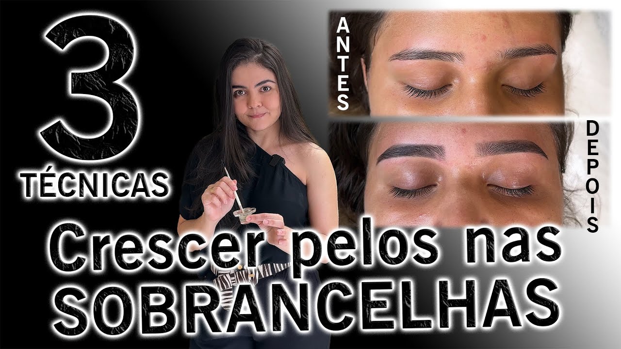 Como fazer a sobrancelha crescer mais rápido.