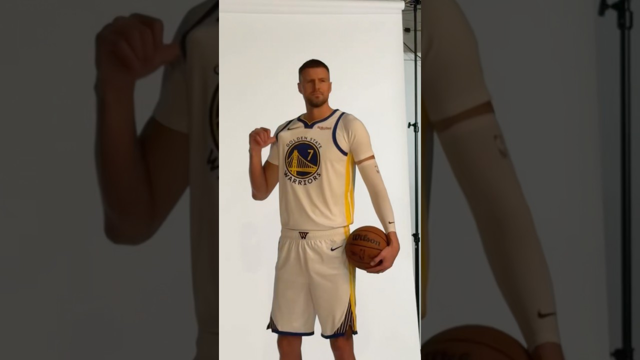 Kristaps Porzingis First Time in Warriors Threads! | #shorts