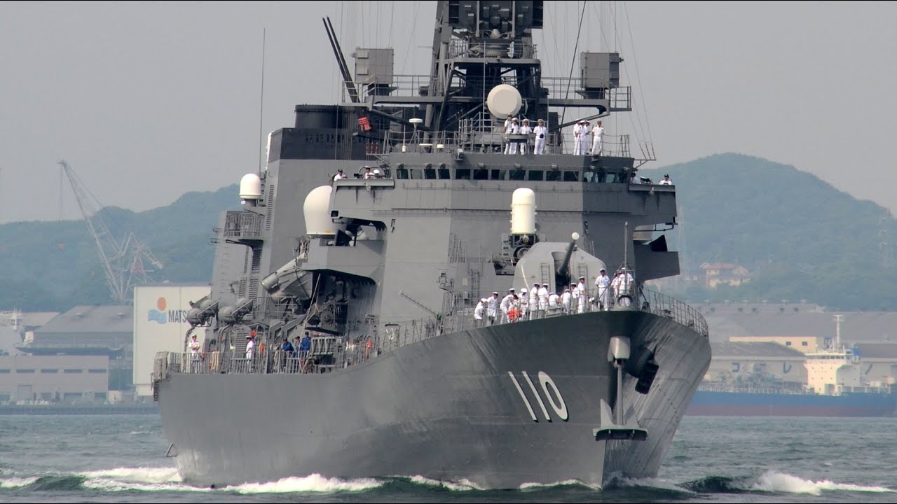 海上自衛隊護衛艦たかなみ下関寄港 JMSDF DD-110 JS TAKANAMI