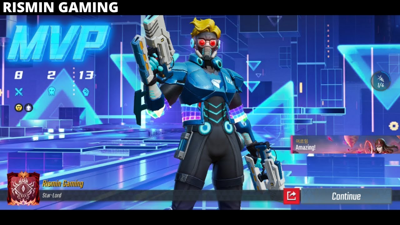 Star-Lord [ARCADE SKIN] Jungle Build+Full Critical Damage Rank Gameplay - Marvel Super War