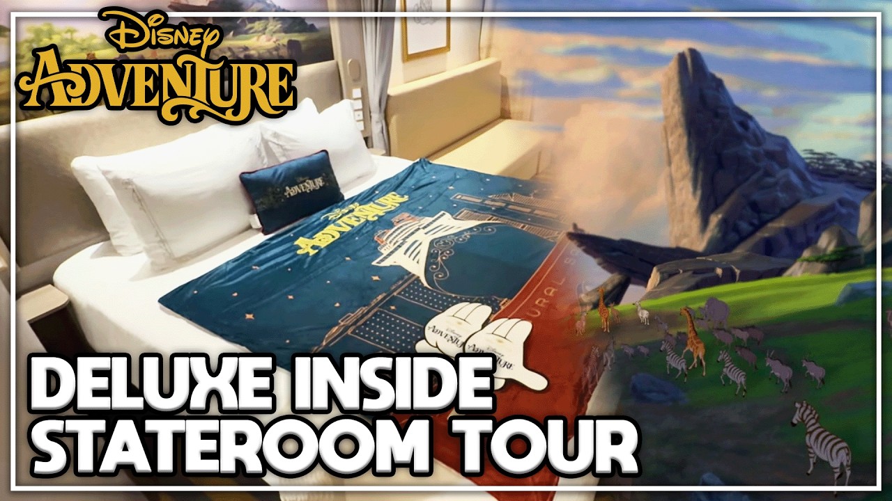 Deluxe Inside Stateroom Tour - Disney Adventure from Disney Cruise Line