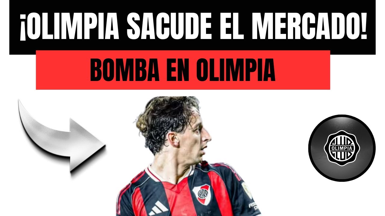 BOMBAZO EN OLIMPIA ⚪⚫ | FICHAJE CONFIRMADO QUE SACUDE EL FÚTBOL PARAGUAYO OLIMPIA NOTICIAS!