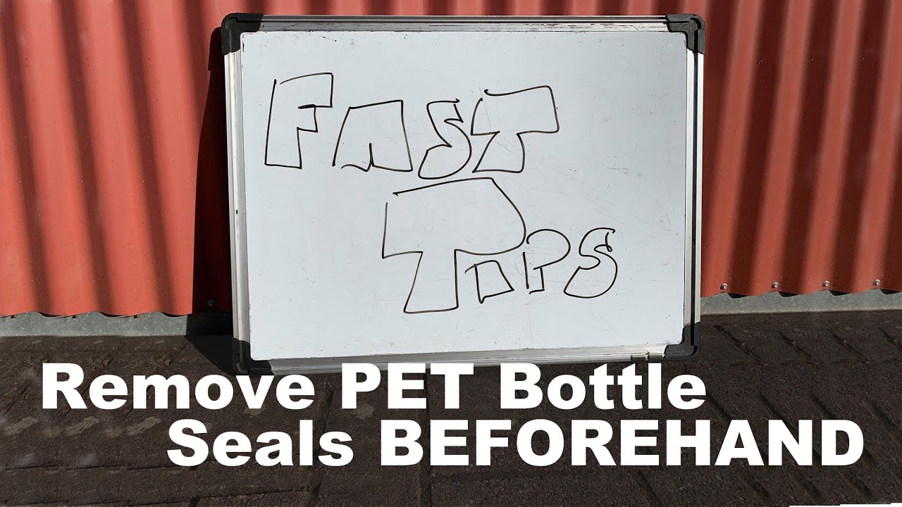 Fast Tips - Remove PET Bottle Cap Seals BEFORE Bottling!