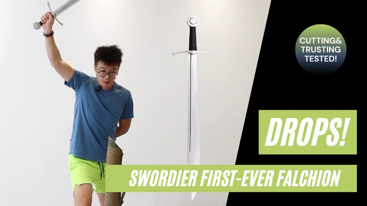 Swordier First-Ever Falchion Drops! | Now Let's Test Out Its Cutting/Thrusting Power. #falchion