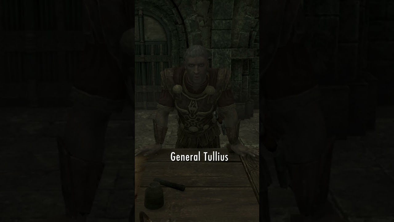 Did Tullius HATE the Dragonborn? | #Skyrim Gameplay Highlights