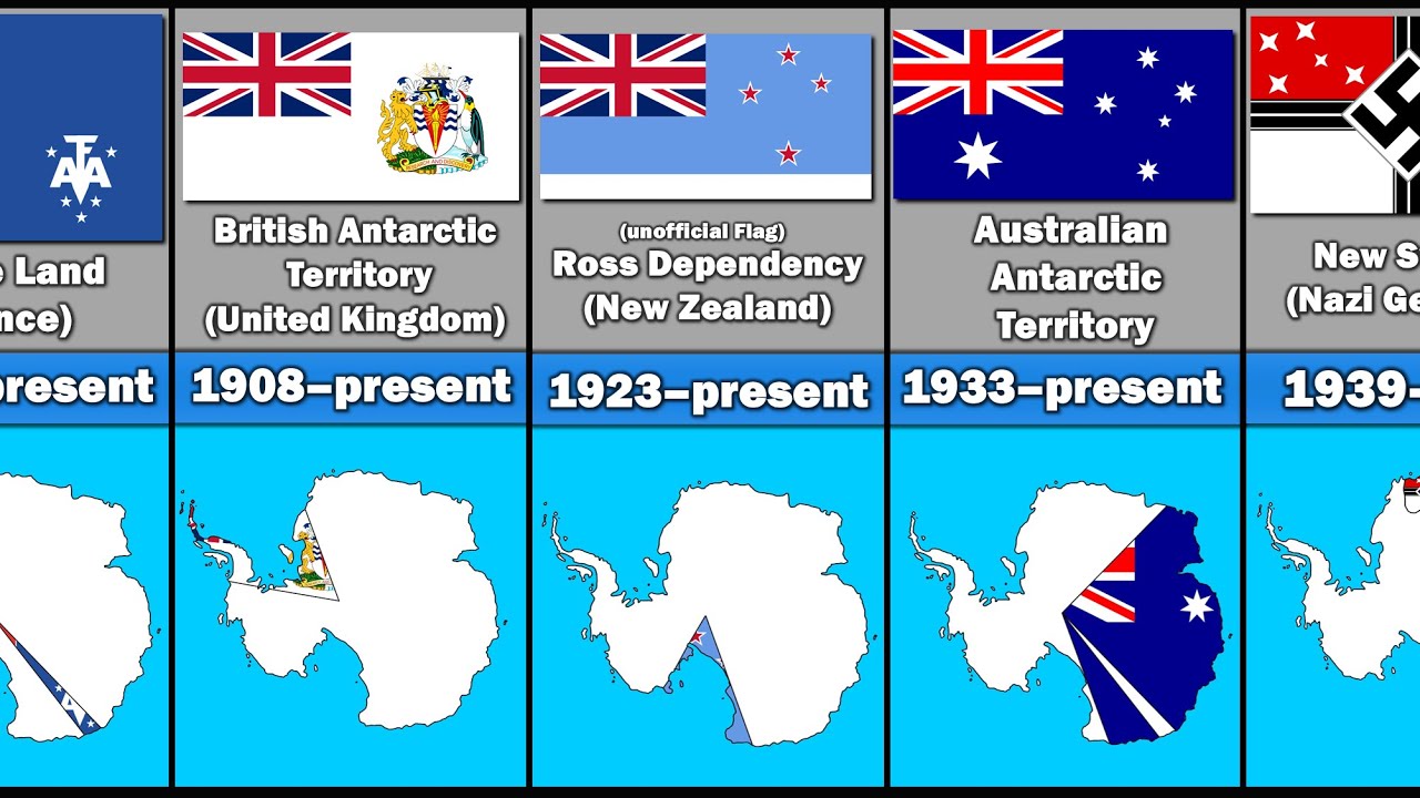 Territorial claims and Proposed Flags of Antarctica