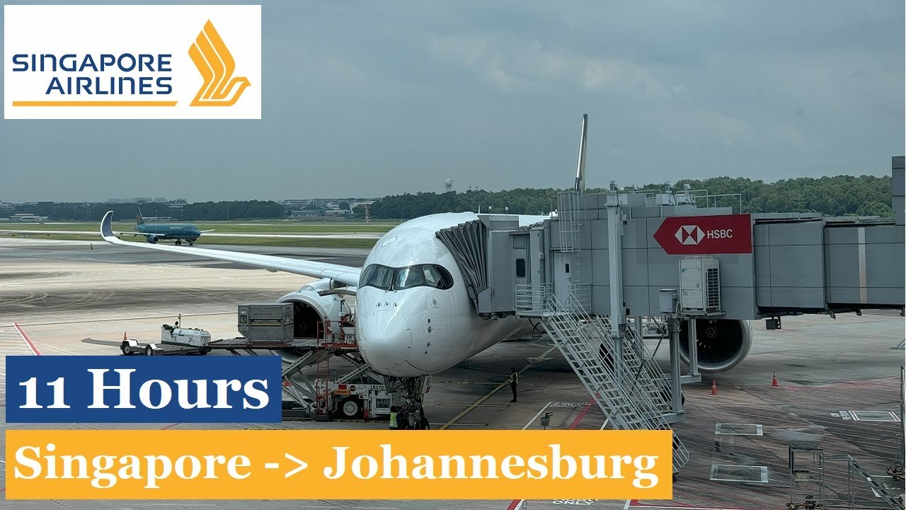 Singapore Airlines - Singapore to Johannesburg A350-900 in 2025 - Arrival Procedure - Economy - #240